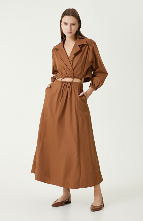 Karamel Maxi Elbise