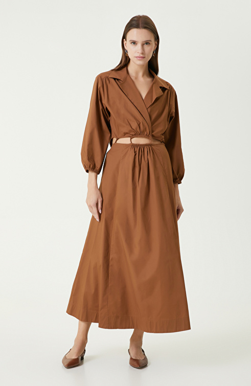 Karamel Maxi Elbise_3