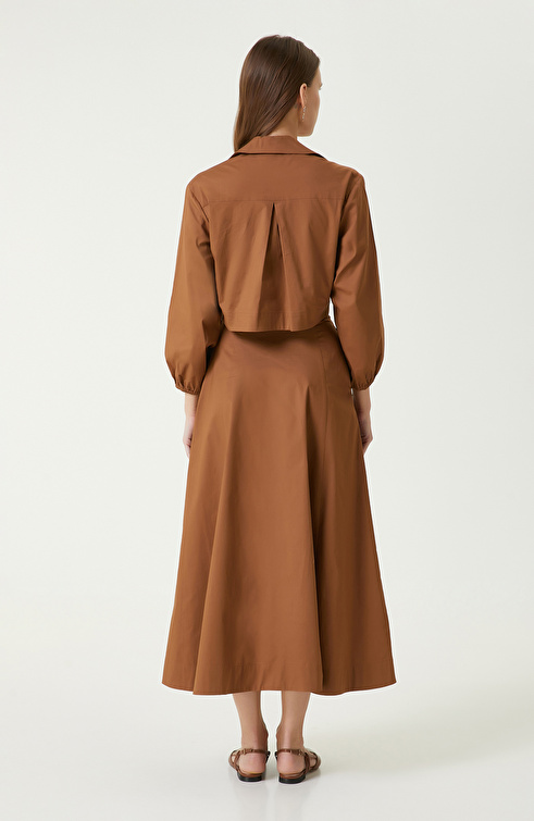 Karamel Maxi Elbise_5