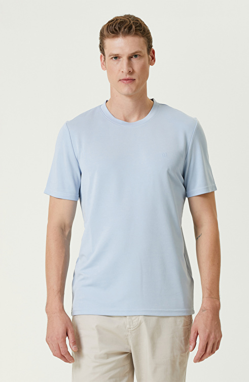 Açık Mavi Basic T-shirt_0