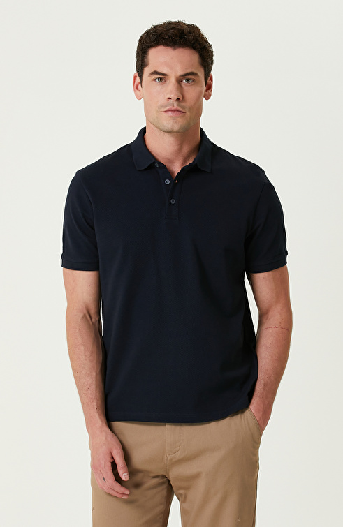 Lacivert Polo T-shirt