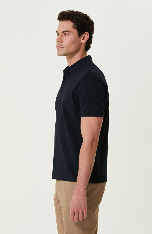 Lacivert Polo T-shirt_3