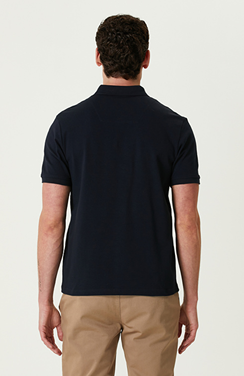 Lacivert Polo T-shirt_4