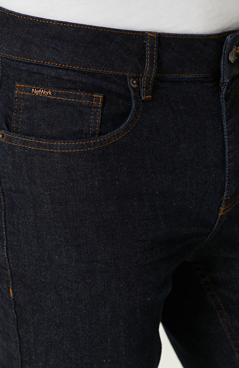 Lacivert Denim Pantolon_3