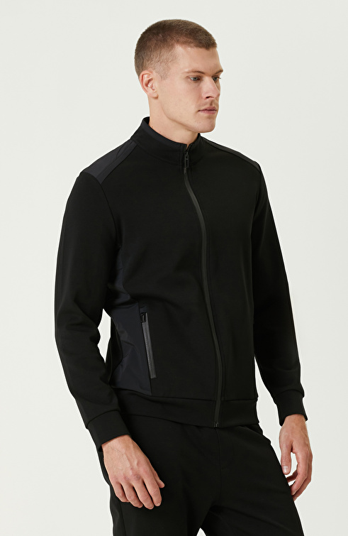 Siyah N-Tech Scuba Sweatshırt_3