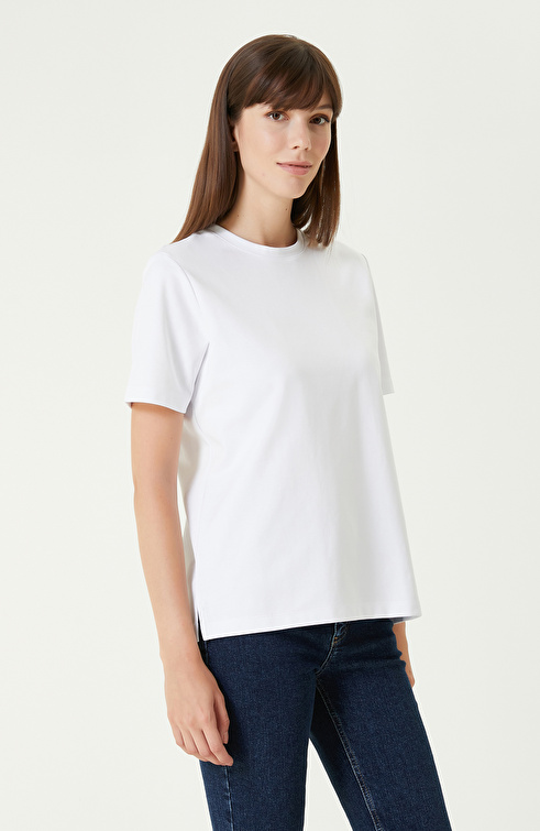 Beyaz Basic T-shirt