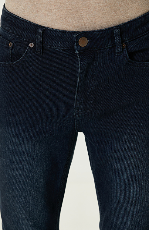 Koyu Lacivert Denim Pantolon_3