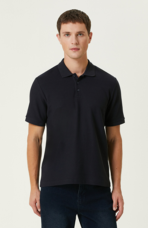 Lacivert Polo T-shirt