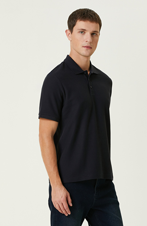 Lacivert Polo T-shirt_3