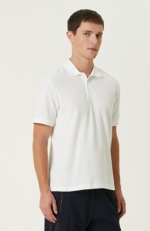 Ekru Polo T-shirt_3