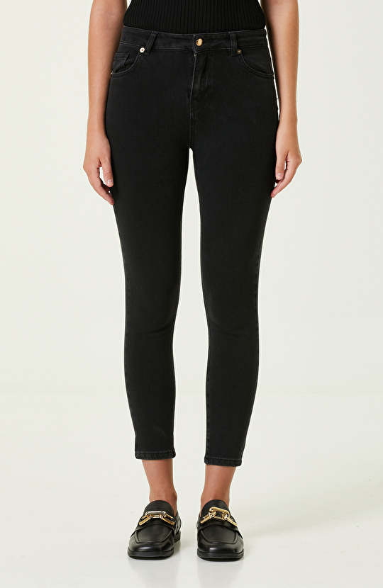 Antrasit Denim Pantolon