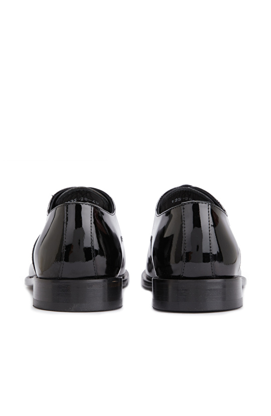 Rugan Siyah Erkek Deri Ayakkabı