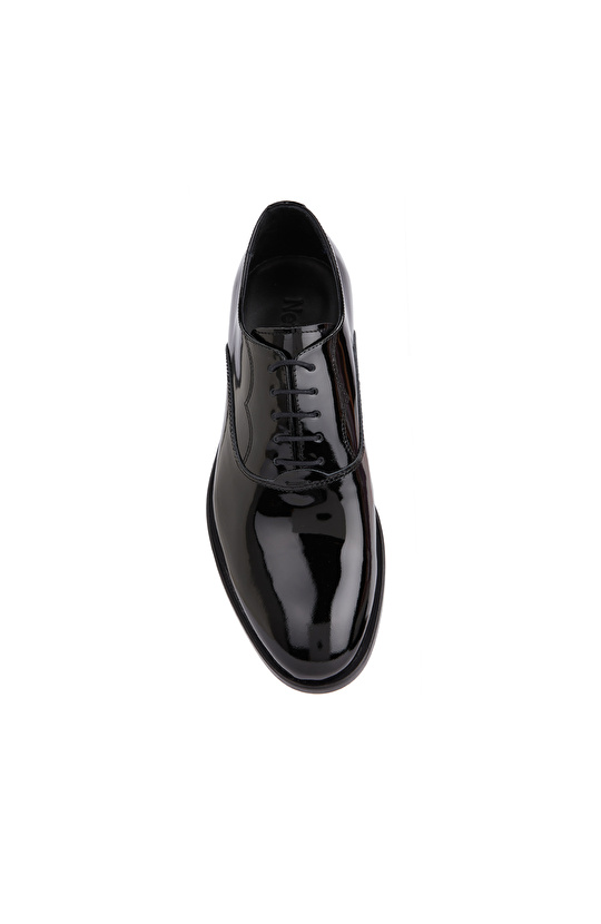 Rugan Siyah Erkek Deri Ayakkabı