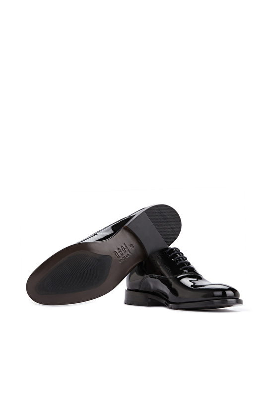 Rugan Siyah Erkek Deri Ayakkabı