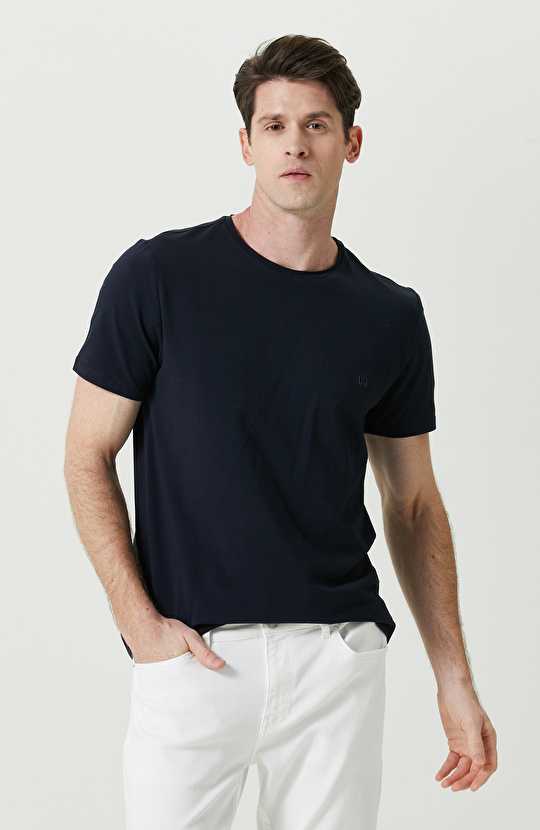 Lacivert  Basic T-shirt