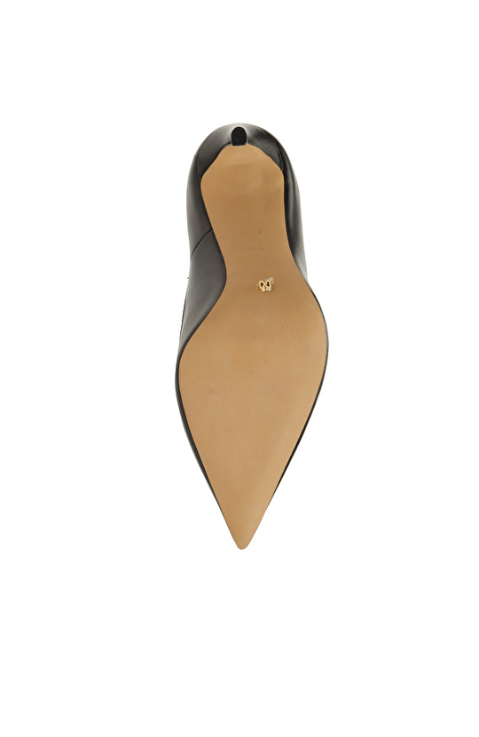 Siyah Kadın Deri Stiletto