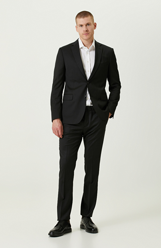 Limited Siyah Yün Takım Elbise