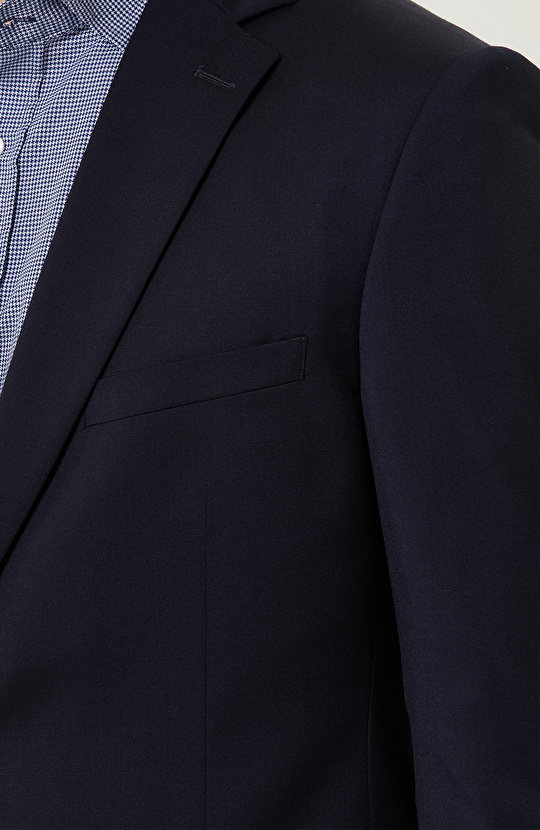 Loro Piana Kumaşıyla Üretilmiş Limited  Lacivert Yün Takım Elbise