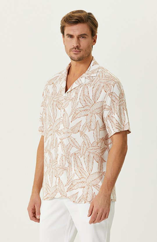 Comfort Fit Beyaz Gömlek