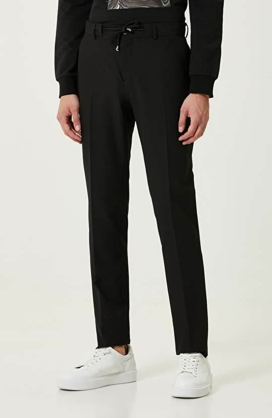 N-Tech Siyah Bağcıklı Pantolon