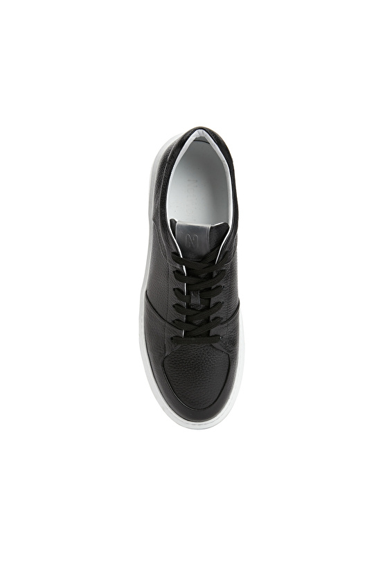 Siyah Erkek Deri Sneaker