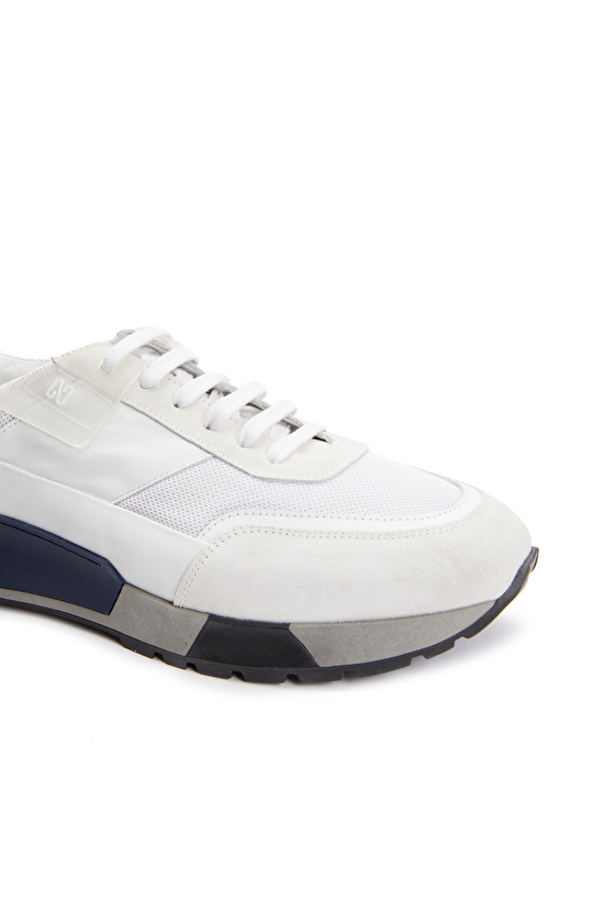 N-Tech Beyaz Erkek Deri Sneaker