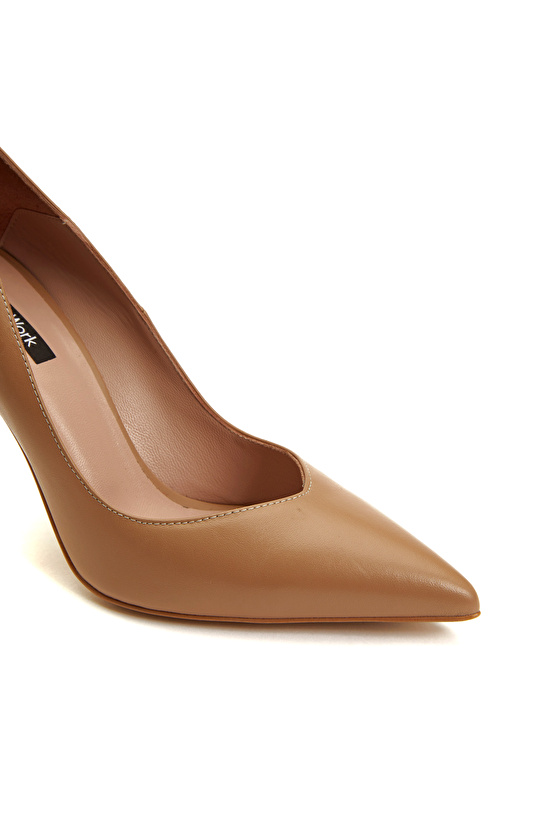 Kum Rengi Deri Stiletto