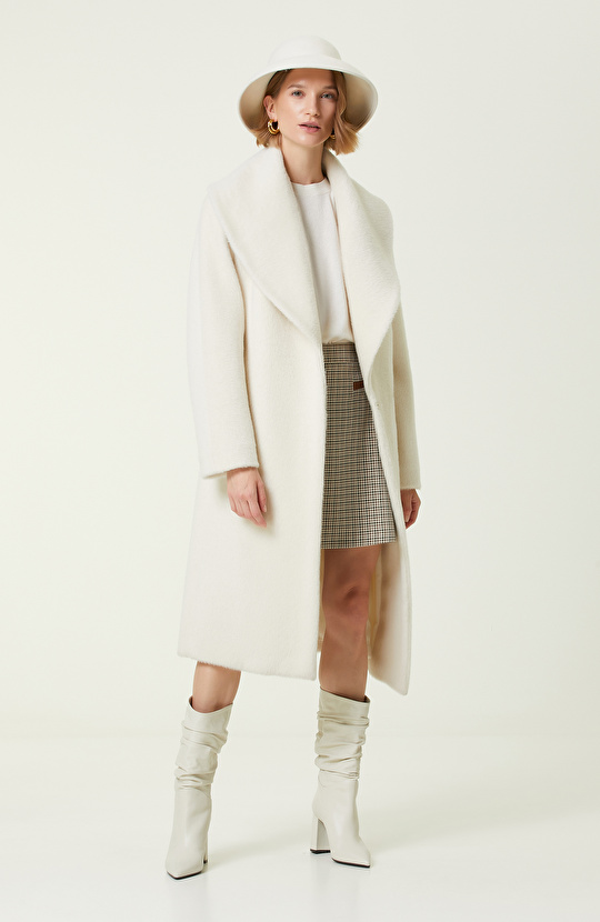 Limited Ekru Kaşmir Triko Kazak