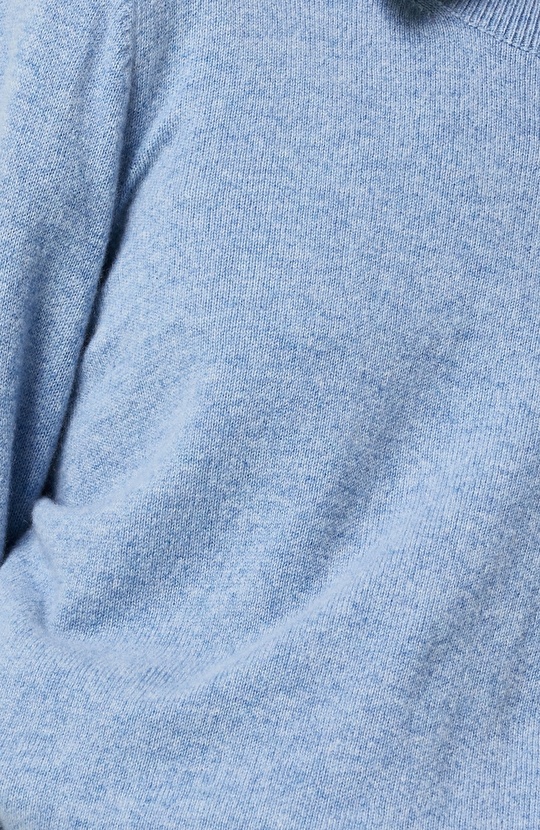 Limited Mavi Kaşmir Triko Kazak