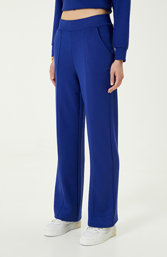 Lacivert Bol Paça Eşofman Altı