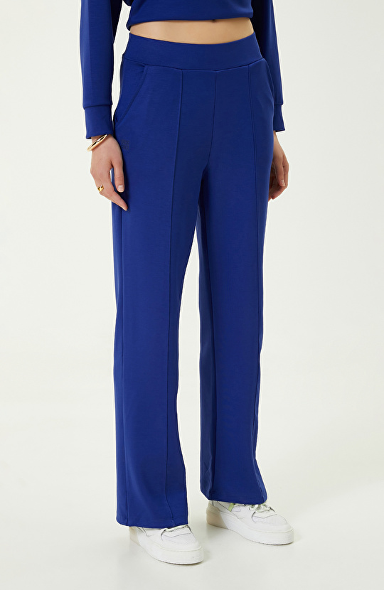 Lacivert Bol Paça Eşofman Altı