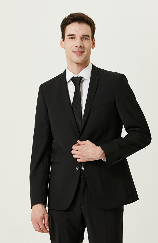 Siyah Yün Takım Elbise