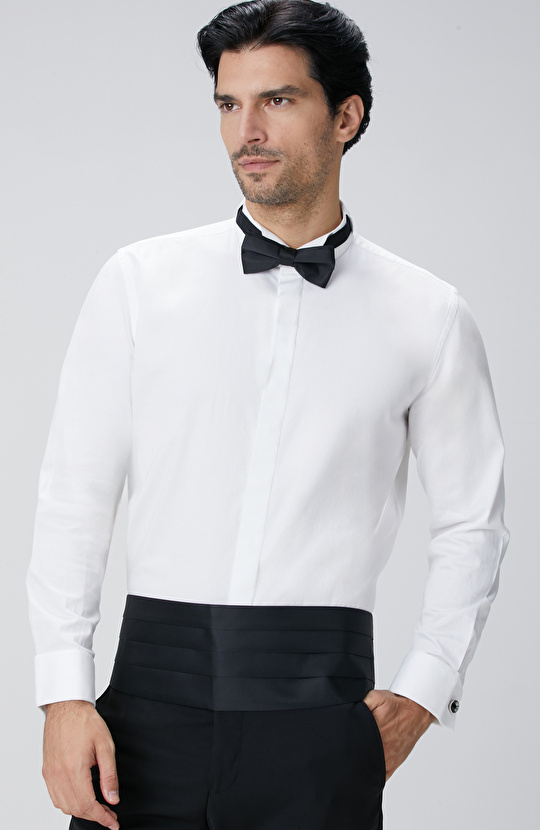 Beyaz Smokin Gömlek