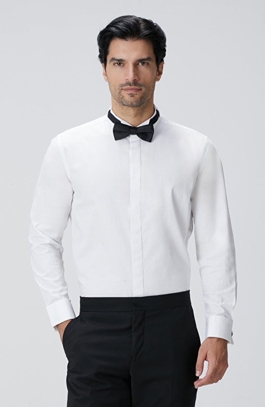 Beyaz Smokin Gömlek