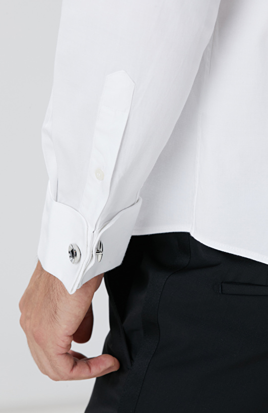 Beyaz Smokin Gömlek