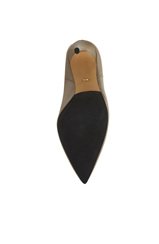 Gri Kadın Deri Çizme