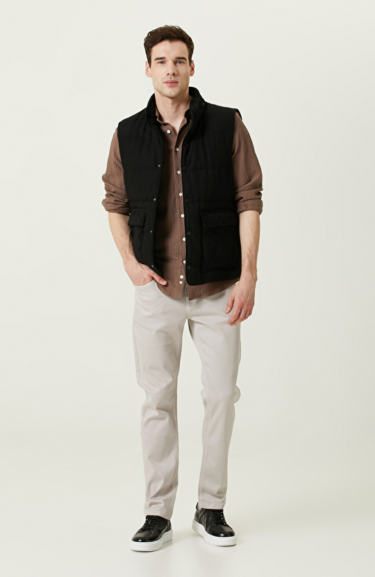 Taş Rengi 5 Cepli Pantolon