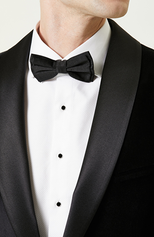 Siyah Kadife Smokin Ceket