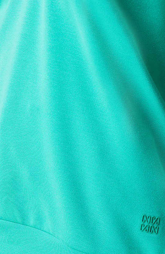 Yeşil Kısa Kollu Kapüşonlu Sweatshirt