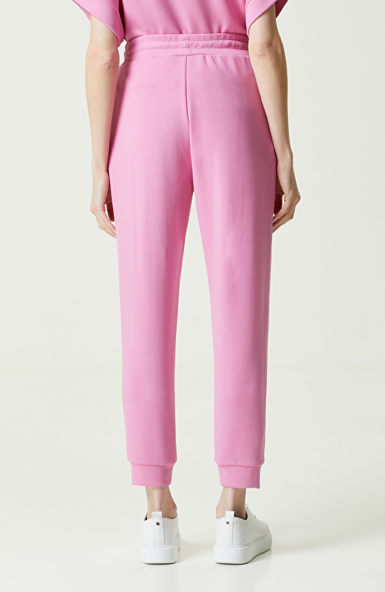 Pembe Lastik Paça Eşofman