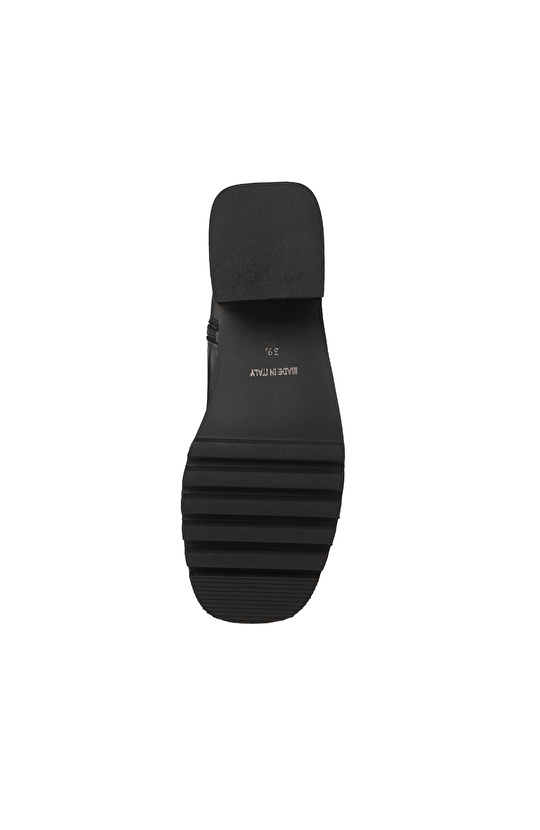 Siyah Kadın Deri Çizme