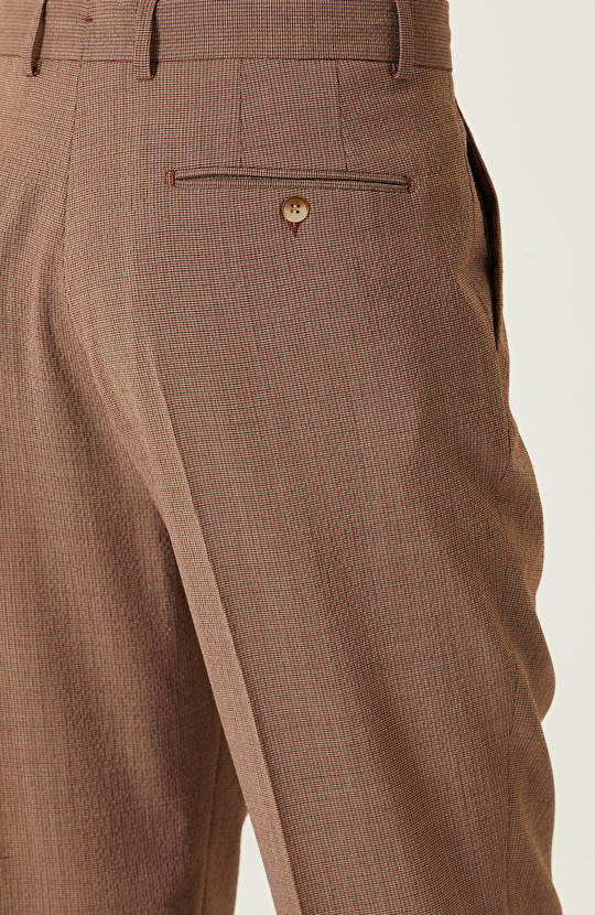 Turuncu Desenli Pantolon