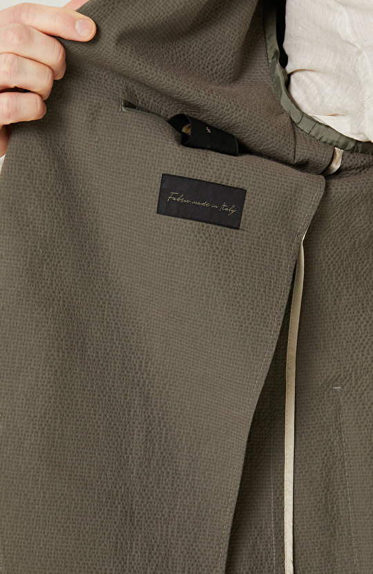 Mono Yaka Haki Takım Elbise