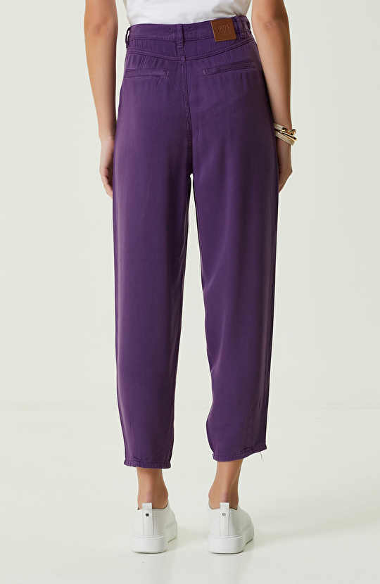 Mor Dar Paça Casual Pantolon