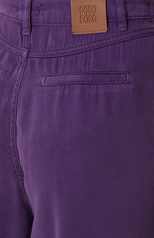 Mor Dar Paça Casual Pantolon