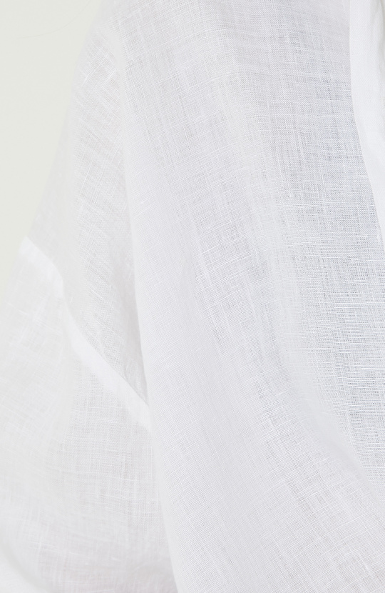 Beyaz  Keten Gömlek