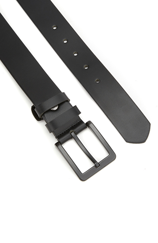 Siyah Erkek Deri Kemer