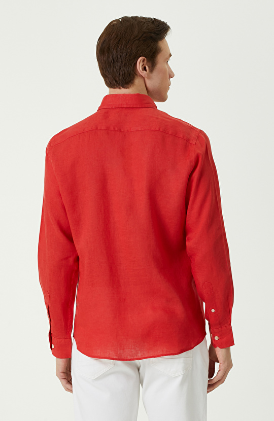 Mercan Keten Gömlek