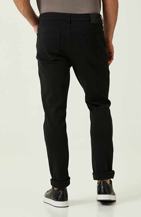N-Tech Siyah Yan Cepli  Casual Pantolon