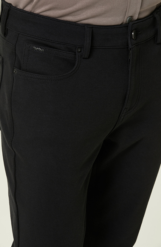 N-Tech Siyah Yan Cepli  Casual Pantolon